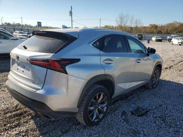 JTJYARBZ4J2102288 - 2018 LEXUS NX 300 BASE ვერცხლისფერი ფოტო 3