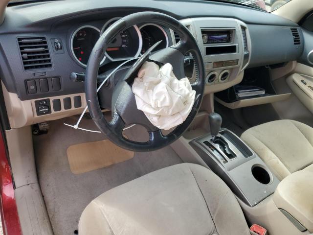 3TMJU62N85M001874 - 2005 TOYOTA TACOMA DOUBLE CAB PRERUNNER BURGUNDY photo 8