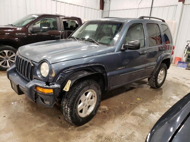 1J4GL58K52W214310 - 2002 JEEP LIBERTY LIMITED BLUE photo 1