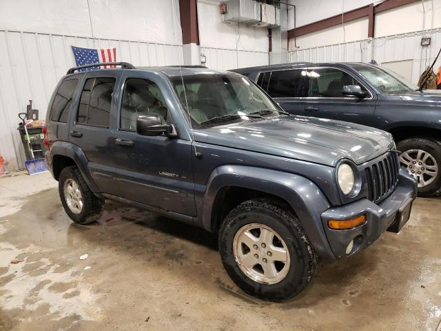 1J4GL58K52W214310 - 2002 JEEP LIBERTY LIMITED BLUE photo 4