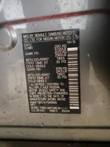 KNMAT2MV1KP549360 - 2019 NISSAN ROGUE S 石墨色 照片 14