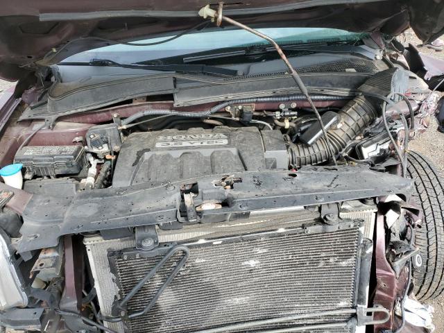 5FNYF18578B004969 - 2008 HONDA PILOT EXL 勃艮第红 照片 12