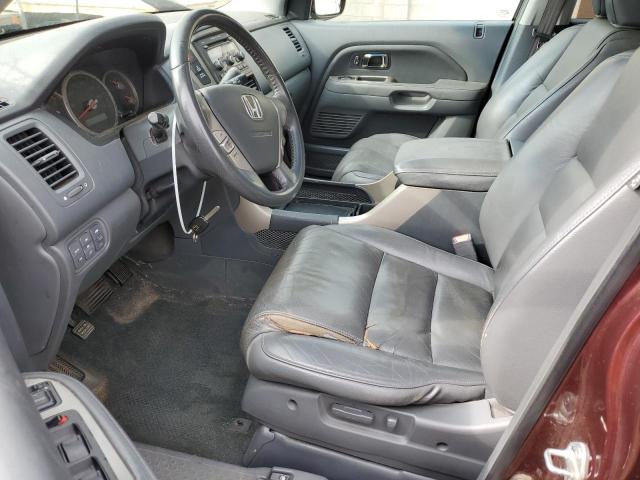 5FNYF18578B004969 - 2008 HONDA PILOT EXL 勃艮第红 照片 7