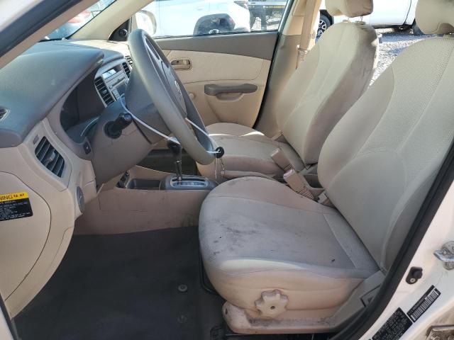 KNADH4A36B6849797 - 2011 KIA RIO BASE თეთრი ფოტო 7