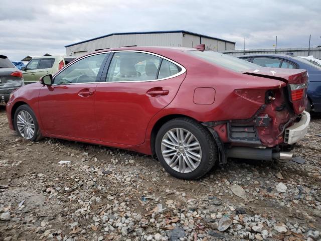 JTHBK1GG0F2203350 - 2015 LEXUS ES 350 RED photo 2