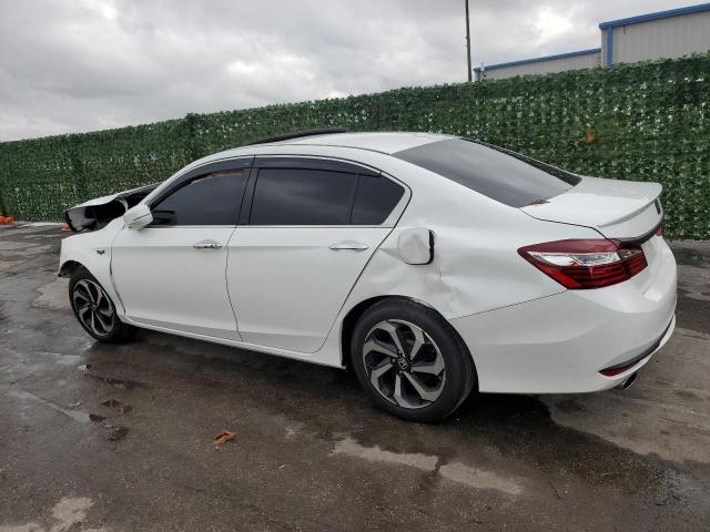 1HGCR3F09HA003689 - 2017 HONDA ACCORD EXL WHITE photo 2