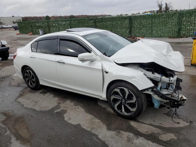 1HGCR3F09HA003689 - 2017 HONDA ACCORD EXL WHITE photo 4