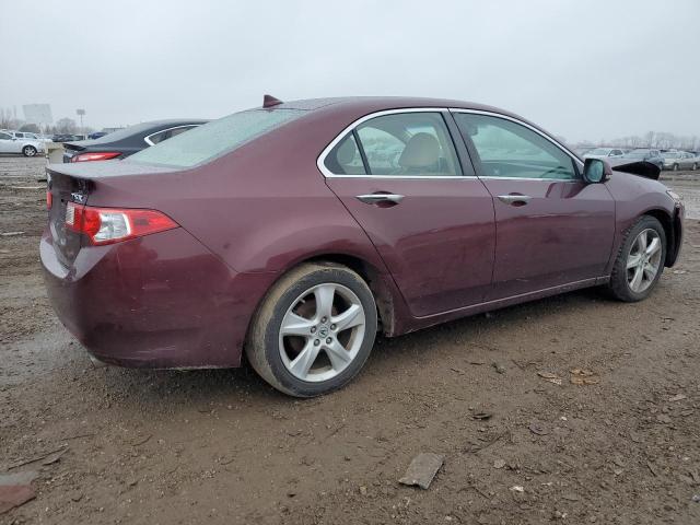 JH4CU2F65AC019506 - 2010 ACURA TSX BURGUNDY photo 3