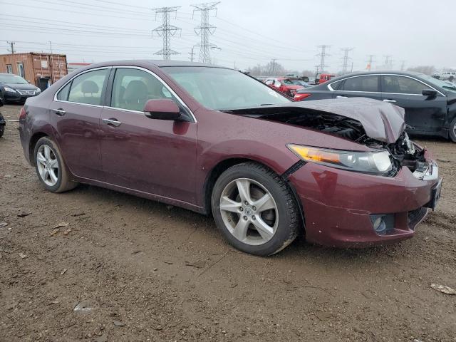 JH4CU2F65AC019506 - 2010 ACURA TSX BURGUNDY photo 4