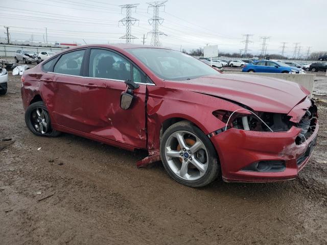 3FA6P0HR5DR154269 - 2013 FORD FUSION SE RED photo 4