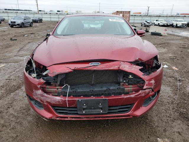 3FA6P0HR5DR154269 - 2013 FORD FUSION SE RED photo 5