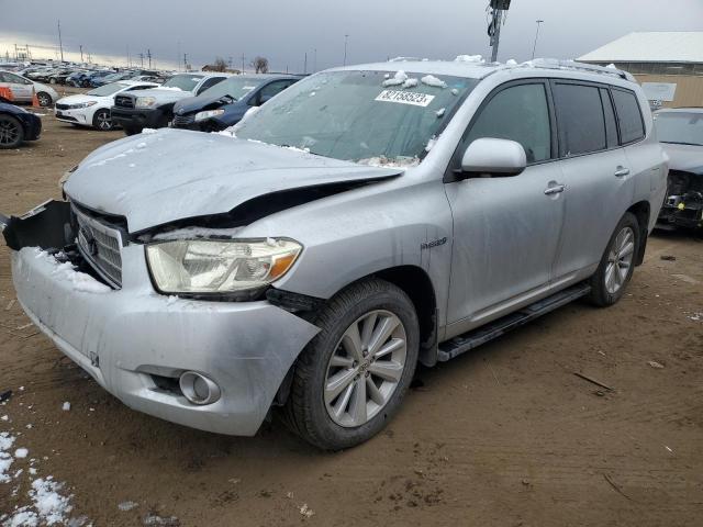 JTEEW41A482003496 - 2008 TOYOTA HIGHLANDER HYBRID SILVER photo 1