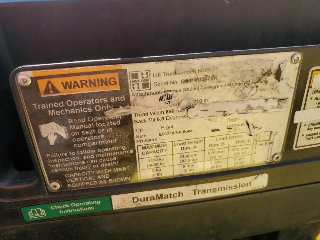 G001V02476R - 2017 HYST FORKLIFT Sarı foto 10