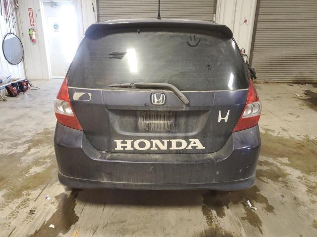 JHMGD38658S020482 - 2008 HONDA FIT SPORT BLUE photo 6