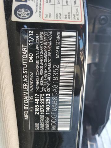 WDDGF8AB8DA818352 - 2013 MERCEDES-BENZ C 300 4MATIC BLACK photo 12