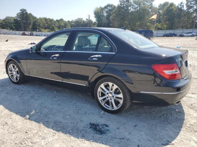 WDDGF8AB8DA818352 - 2013 MERCEDES-BENZ C 300 4MATIC BLACK photo 2