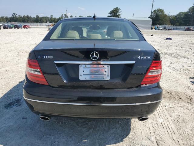 WDDGF8AB8DA818352 - 2013 MERCEDES-BENZ C 300 4MATIC BLACK photo 6