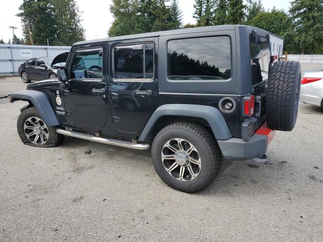 1C4BJWDG9CL216724 - 2012 JEEP WRANGLER U SPORT أسود صورة 2