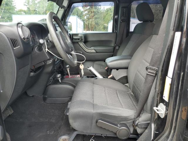 1C4BJWDG9CL216724 - 2012 JEEP WRANGLER U SPORT أسود صورة 7