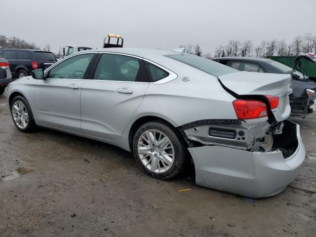 2G11X5S31H9164937 - 2017 CHEVROLET IMPALA LS SILVER photo 2