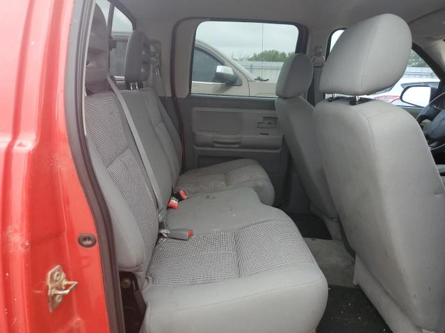 1D7HW48J87S118288 - 2007 DODGE DAKOTA QUAD SLT RED photo 10