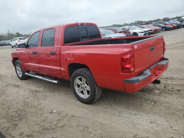 1D7HW48J87S118288 - 2007 DODGE DAKOTA QUAD SLT RED photo 2