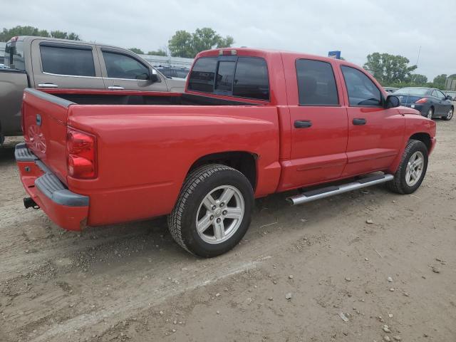 1D7HW48J87S118288 - 2007 DODGE DAKOTA QUAD SLT RED photo 3