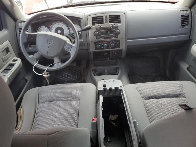 1D7HW48J87S118288 - 2007 DODGE DAKOTA QUAD SLT RED photo 8