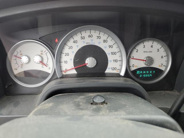 1D7HW48J87S118288 - 2007 DODGE DAKOTA QUAD SLT RED photo 9