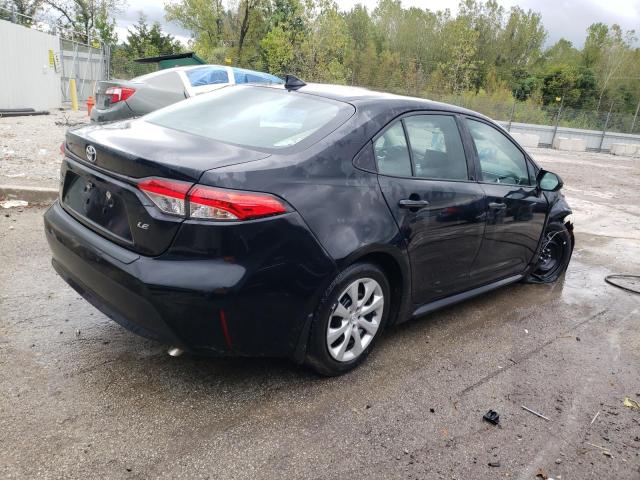 5YFB4MDE4PP005941 - 2023 TOYOTA COROLLA LE BLACK photo 3