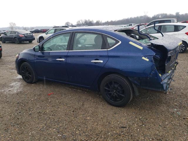 3N1AB7AP1JY267886 - 2018 NISSAN SENTRA S BLUE photo 2