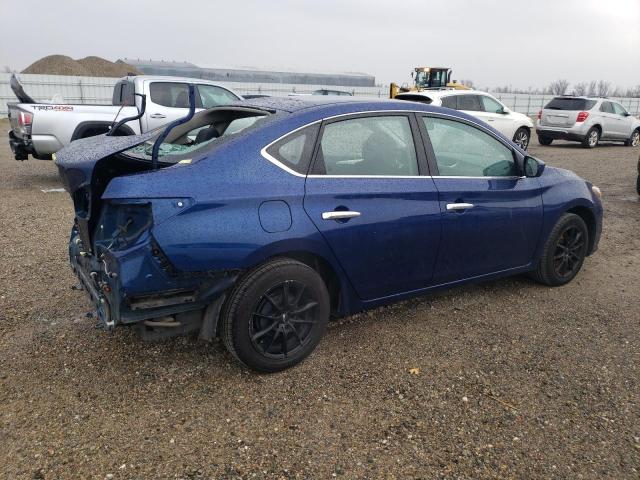 3N1AB7AP1JY267886 - 2018 NISSAN SENTRA S BLUE photo 3