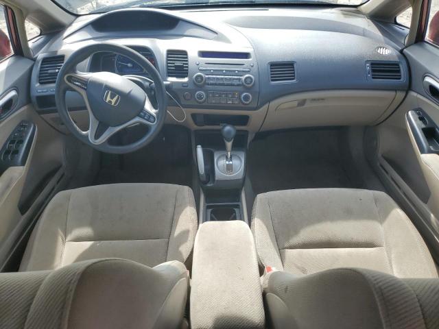 2HGFA16569H545971 - 2009 HONDA CIVIC LX RED photo 8