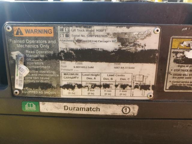 G001V02782S - 2018 HYST FORKLIFT Gelb Foto 10