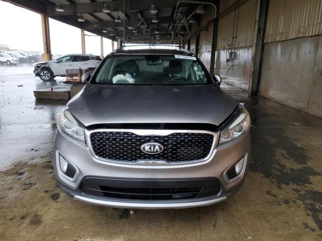 5XYPH4A10GG125462 - 2016 KIA SORENTO EX GRAY photo 5