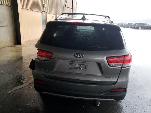 5XYPH4A10GG125462 - 2016 KIA SORENTO EX GRAY photo 6