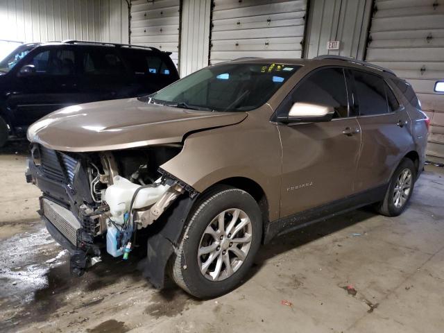 3GNAXJEVXJL114349 - 2018 CHEVROLET EQUINOX LT BROWN photo 1