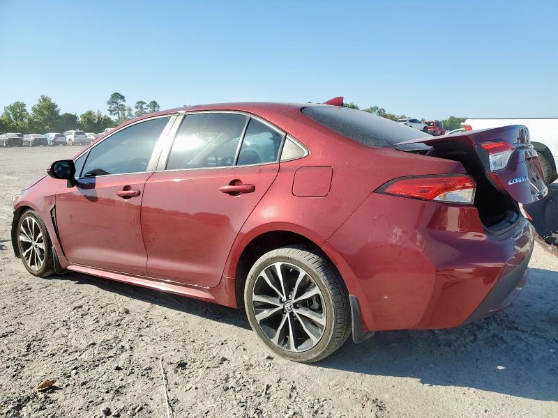 5YFEPMAE0NP382496 - 2022 TOYOTA COROLLA LE BURGUNDY photo 2