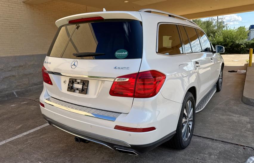 4JGDF7CE3EA326887 - 2014 MERCEDES-BENZ GL 450 4MATIC WHITE photo 4