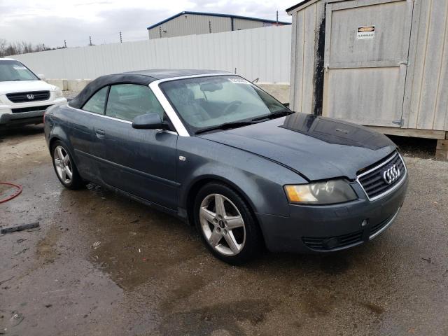 WAUAC48H14K012887 - 2004 AUDI A4 1.8 CABRIOLET GRAY photo 4