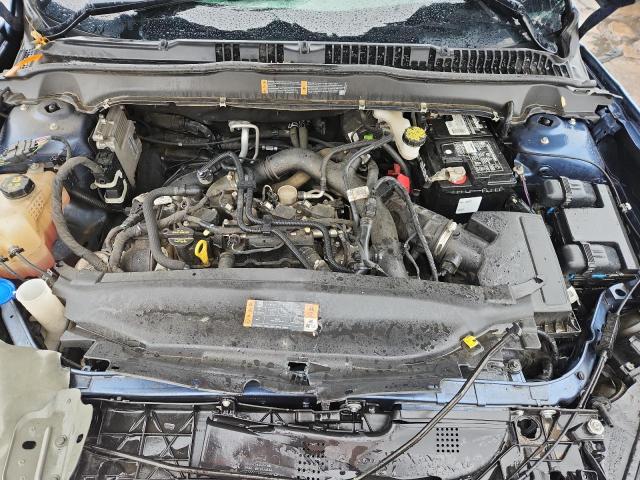 3FA6P0HDXKR199452 - 2019 FORD FUSION SE BLUE photo 11