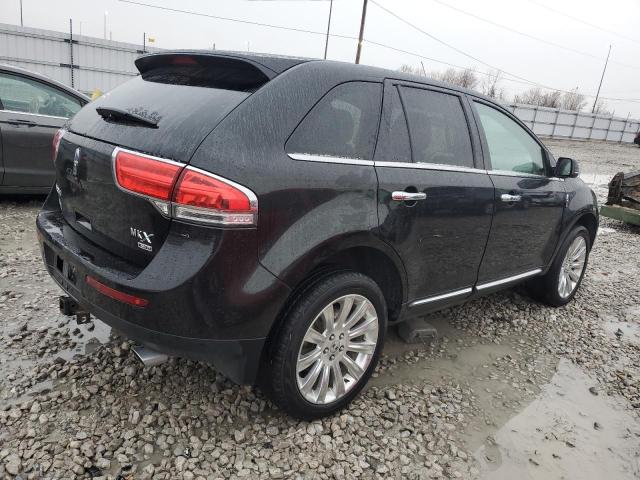 2LMDJ8JK8DBL45911 - 2013 LINCOLN MKX BLACK photo 3