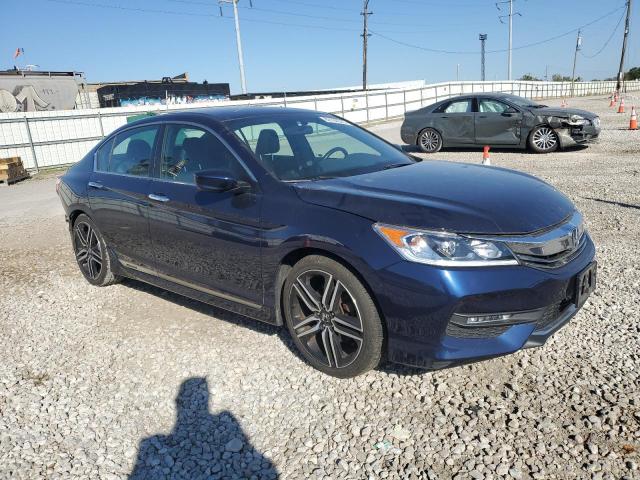 1HGCR2F58GA206240 - 2016 HONDA ACCORD SPORT 蓝色 照片 4