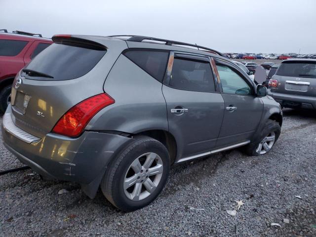 JN8AZ08T06W404077 - 2006 NISSAN MURANO SL GRAY photo 3