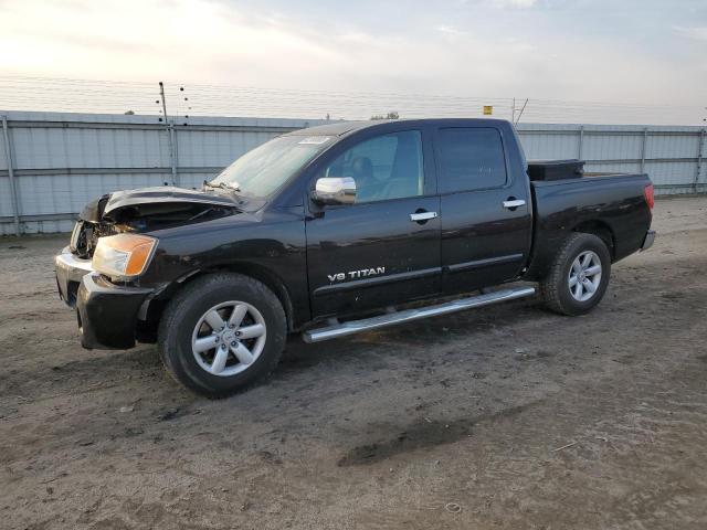 1N6AA07D08N317508 - 2008 NISSAN TITAN XE BLACK photo 1