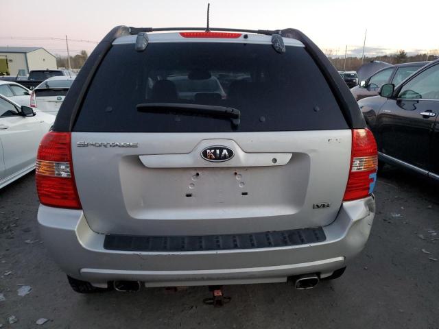 KNDJE723267226613 - 2006 KIA SPORTAGE SILVER photo 6