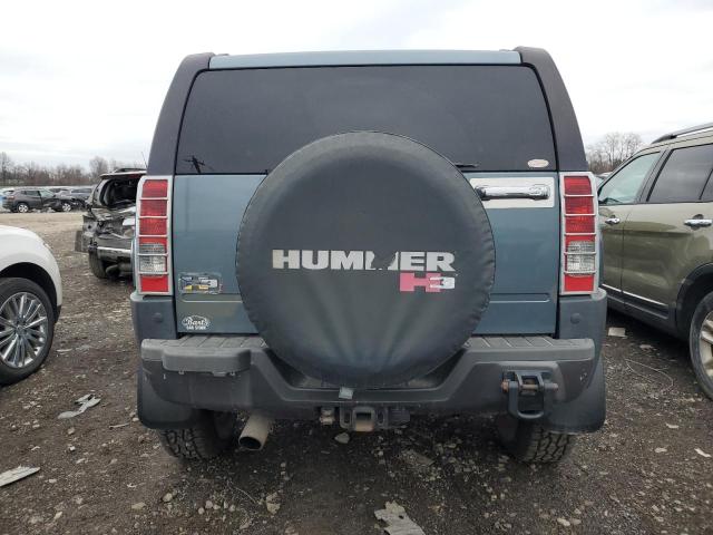 5GTDN13E378100176 - 2007 HUMMER H3 GRAY photo 6