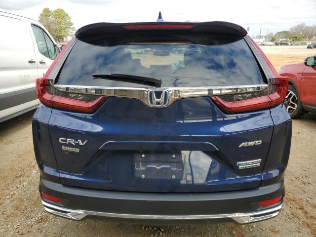 7FART6H91ME038241 - 2021 HONDA CR-V TOURING BLUE photo 6