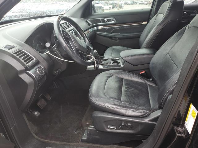 1FM5K7FH0HGD02425 - 2017 FORD EXPLORER LIMITED Чорний фото 7