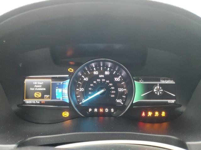 1FM5K7FH0HGD02425 - 2017 FORD EXPLORER LIMITED Чорний фото 9